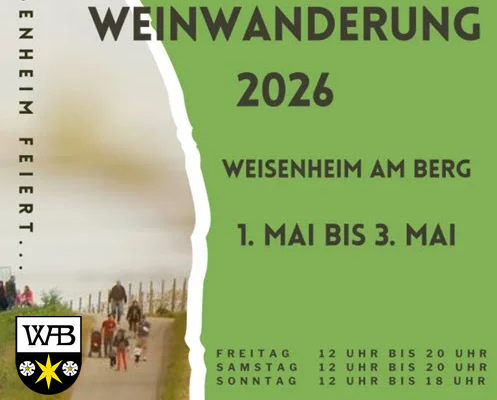 WeinWanderung Weisenheim am Berg 2026