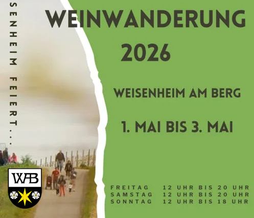WeinWanderung Weisenheim am Berg 2026